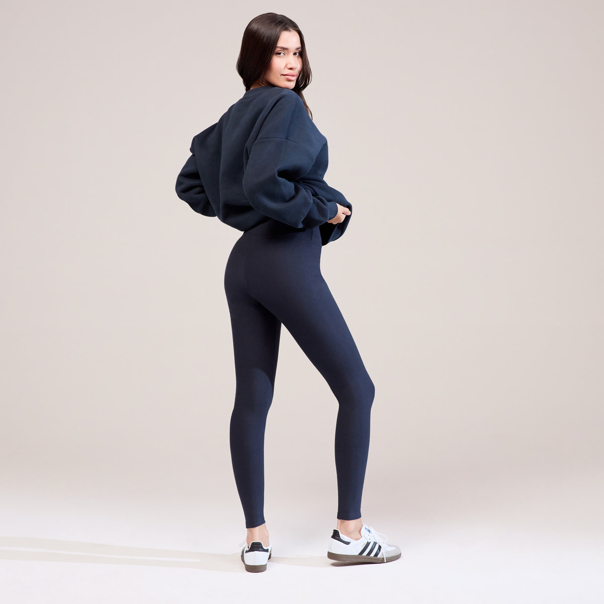 Winter Everyday High Waisted Leggings – Vintage Navy