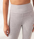 Cropped Leichte Leggings - Hellgraue