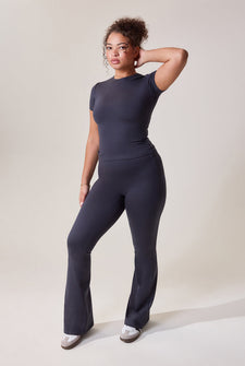 Curve Ultimate Everyday Flare Leggings - Vintage Navy