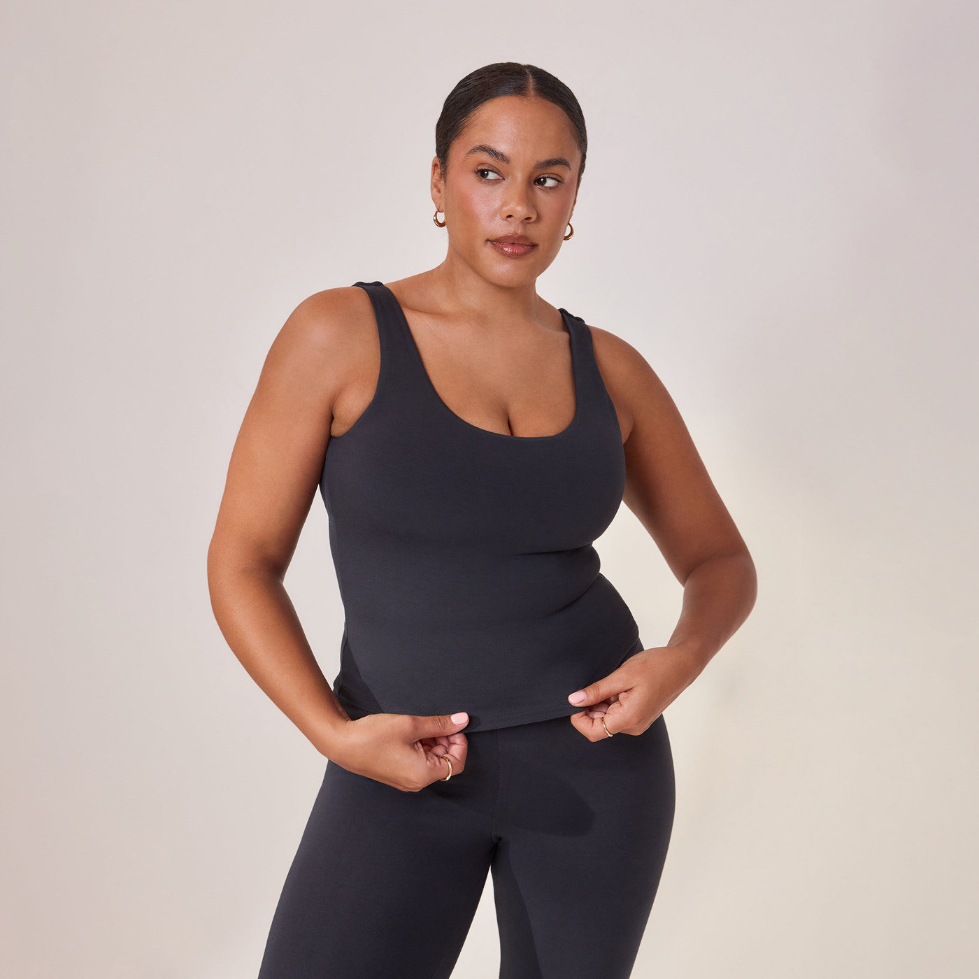 Curve Lightweight Everyday Tank Top - Vintage Navy