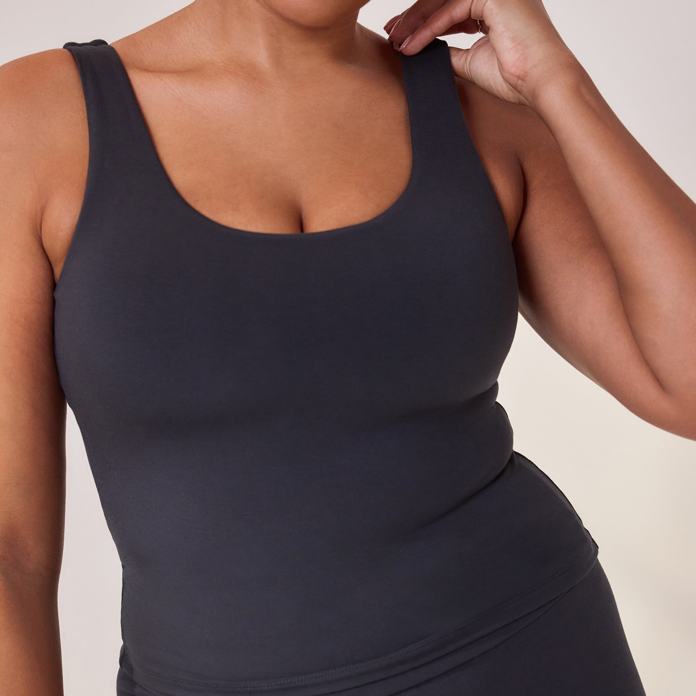 Curve Lightweight Everyday Tank Top - Vintage Navy