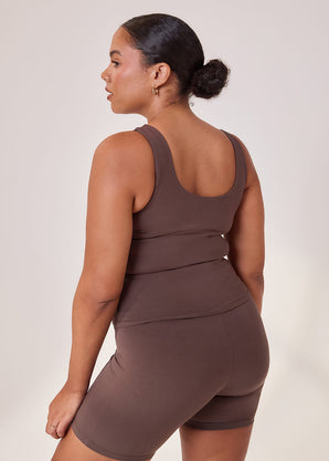 Curve Lightweight Everyday 6 Inch Cycling Shorts - Espresso Brown