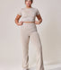 Curve Ultimate Everyday Flare Leggings - Oatmeal Beige