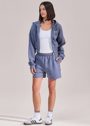 ALL SZN Organic Sweat Shorts - Ice Blue
