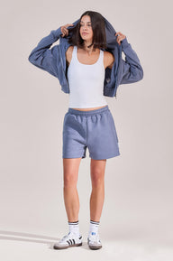 ALL SZN Organic Sweat Shorts - Ice Blue
