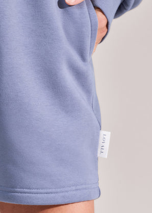 ALL SZN Organic Sweat Shorts - Ice Blue