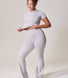 Ultimate Everyday Flare Leggings - Light Grey Marl