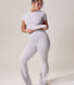 Curve Ultimate Everyday Flare Leggings - Light Grey Marl