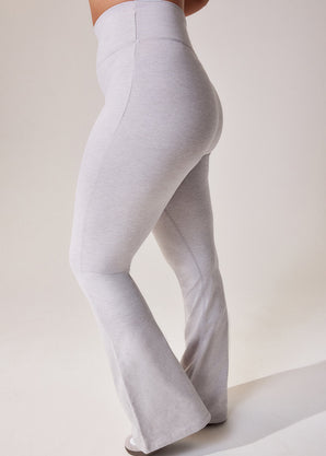Curve Ultimate Everyday Flare Leggings - Light Grey Marl
