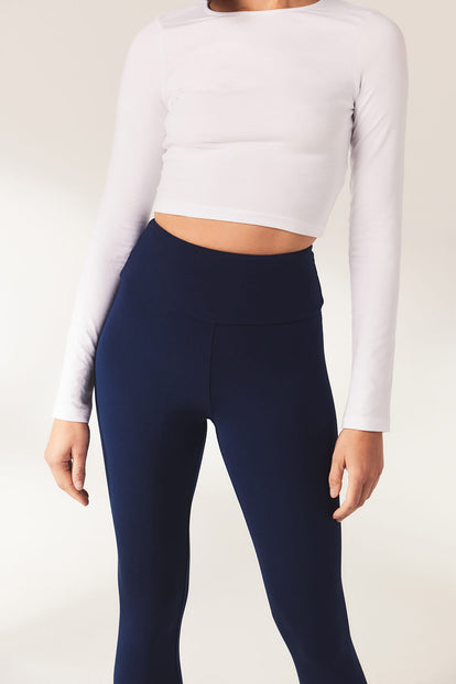 Everyday High Waisted Leggins Lightweight - Navy