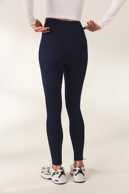 Everyday High Waisted Leggins Lightweight - Navy