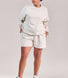 Curve ALL SZN Organic Sweat Shorts - Ecru