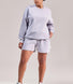 Curve ALL SZN Organic Sweat Shorts - Lilac Mist
