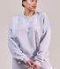 ALL SZN Organic Oversized Graphic Sweatshirt Euphoric - Lilac Mist