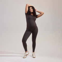 Umstandsleggings für jeden Tag – Black Coffee