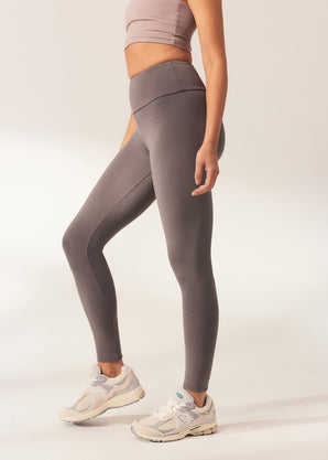 Everyday High Waisted Leggins Lightweight - Slate Green