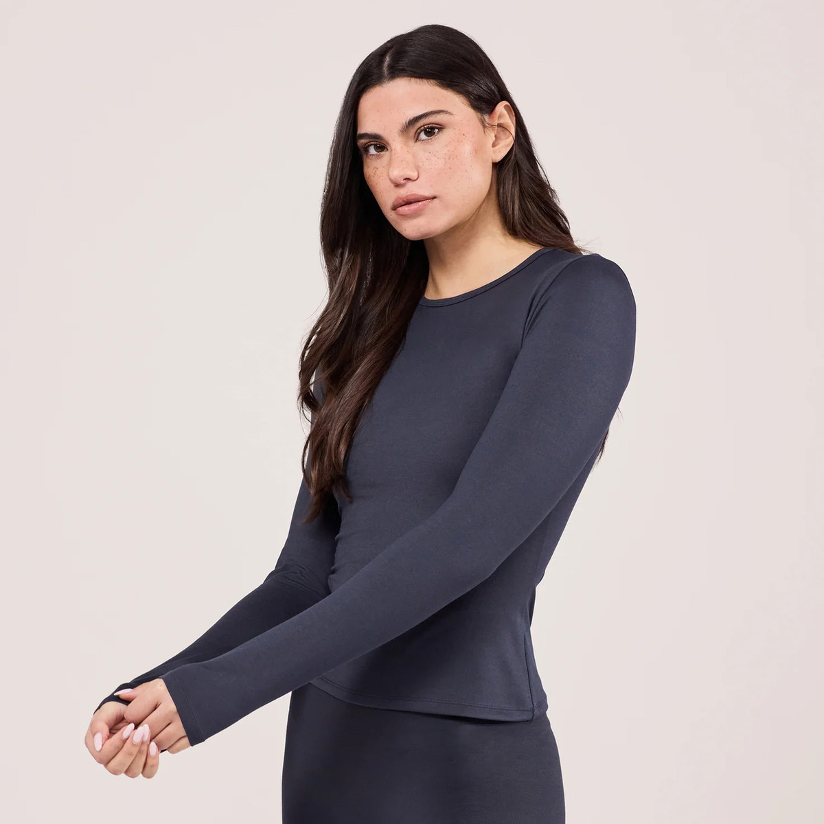 Ultimatives Langarm-Top für jeden Tag – Vintage Marine