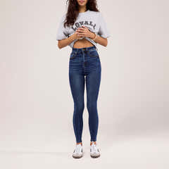 Lift & Shape Jeans - Dunkelblau