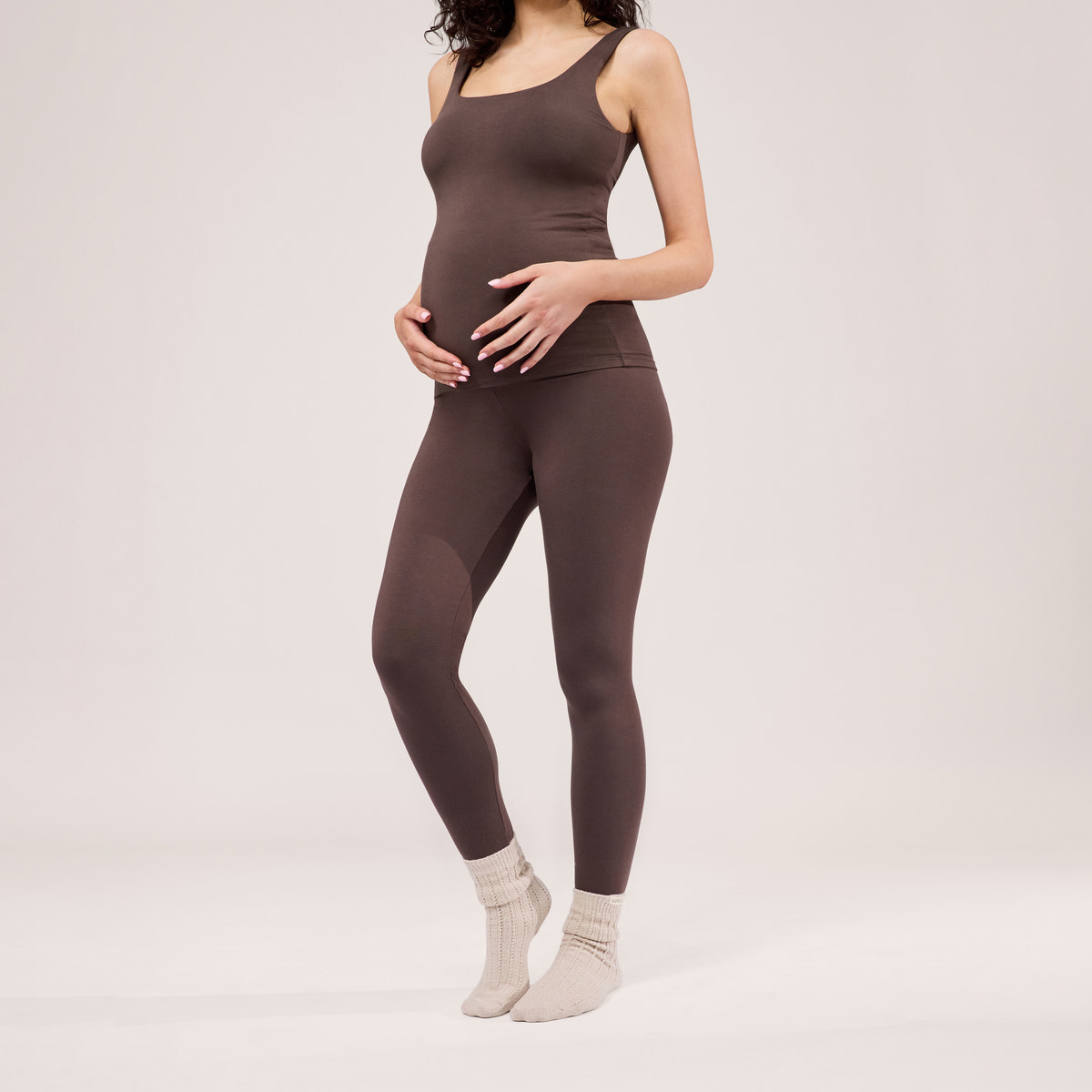 Umstandsmode Leichtes Tanktop - Espressos Braun