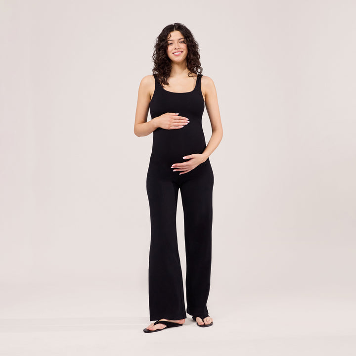 Maternity Lightweight Tank Top - Black