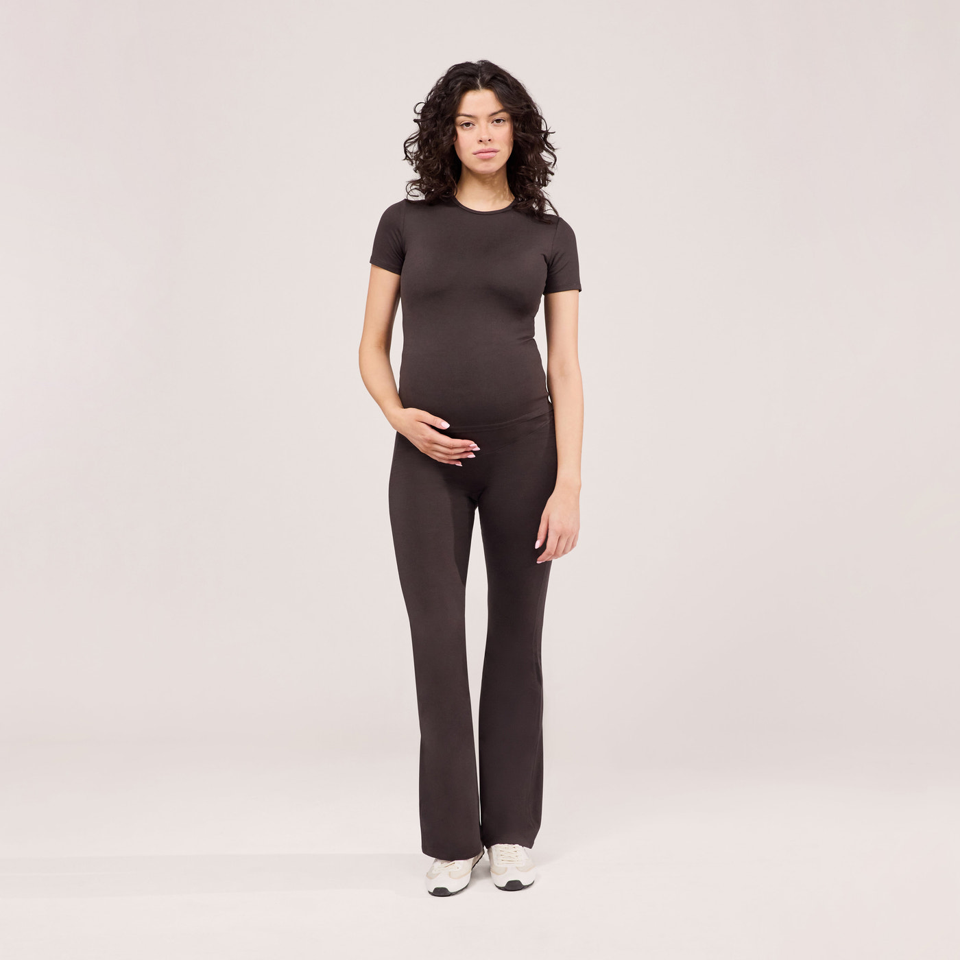 Maternity Ultimate Everyday Flare Leggings - Black Coffee
