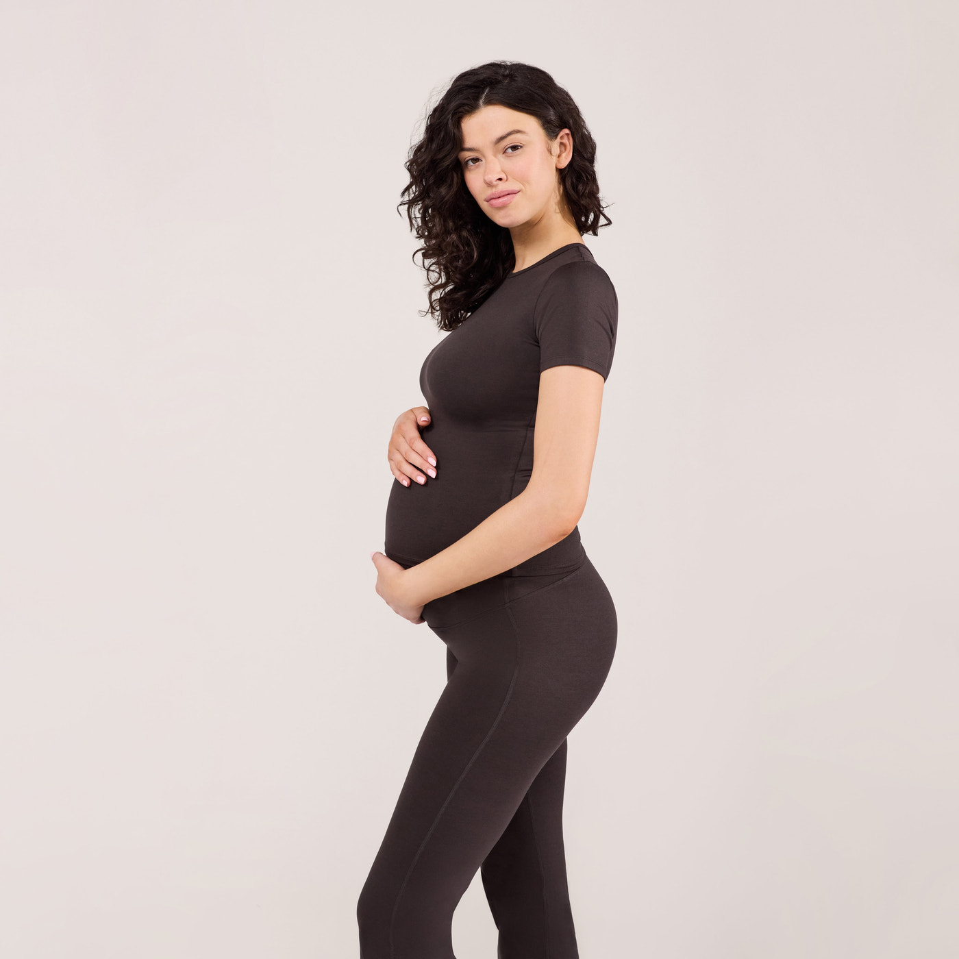 Maternity Ultimate Everyday Flare Leggings - Black Coffee