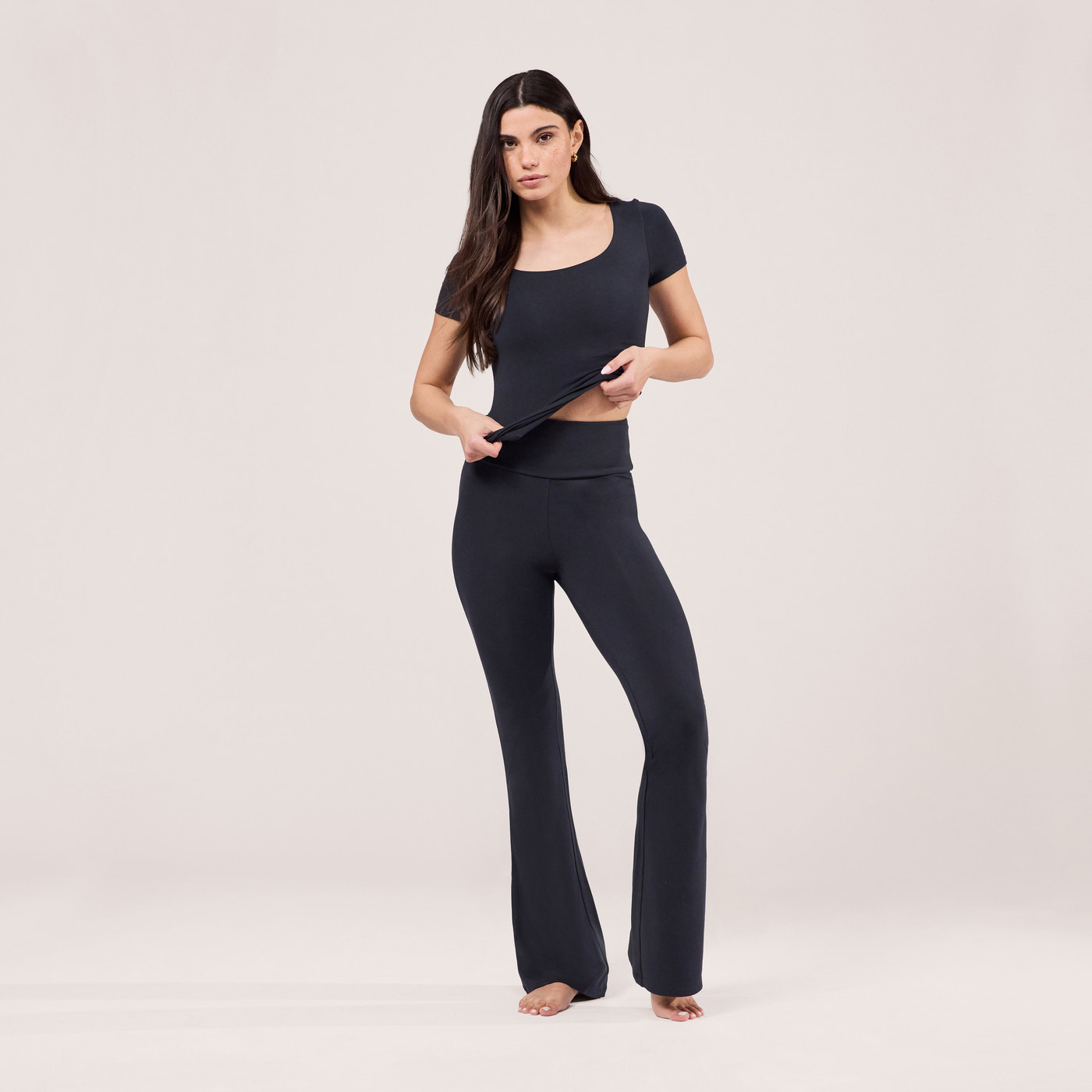 Lightweight Flare Leggings - Vintage Navy