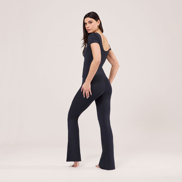 Leichte Schlaghose – Vintage Navy