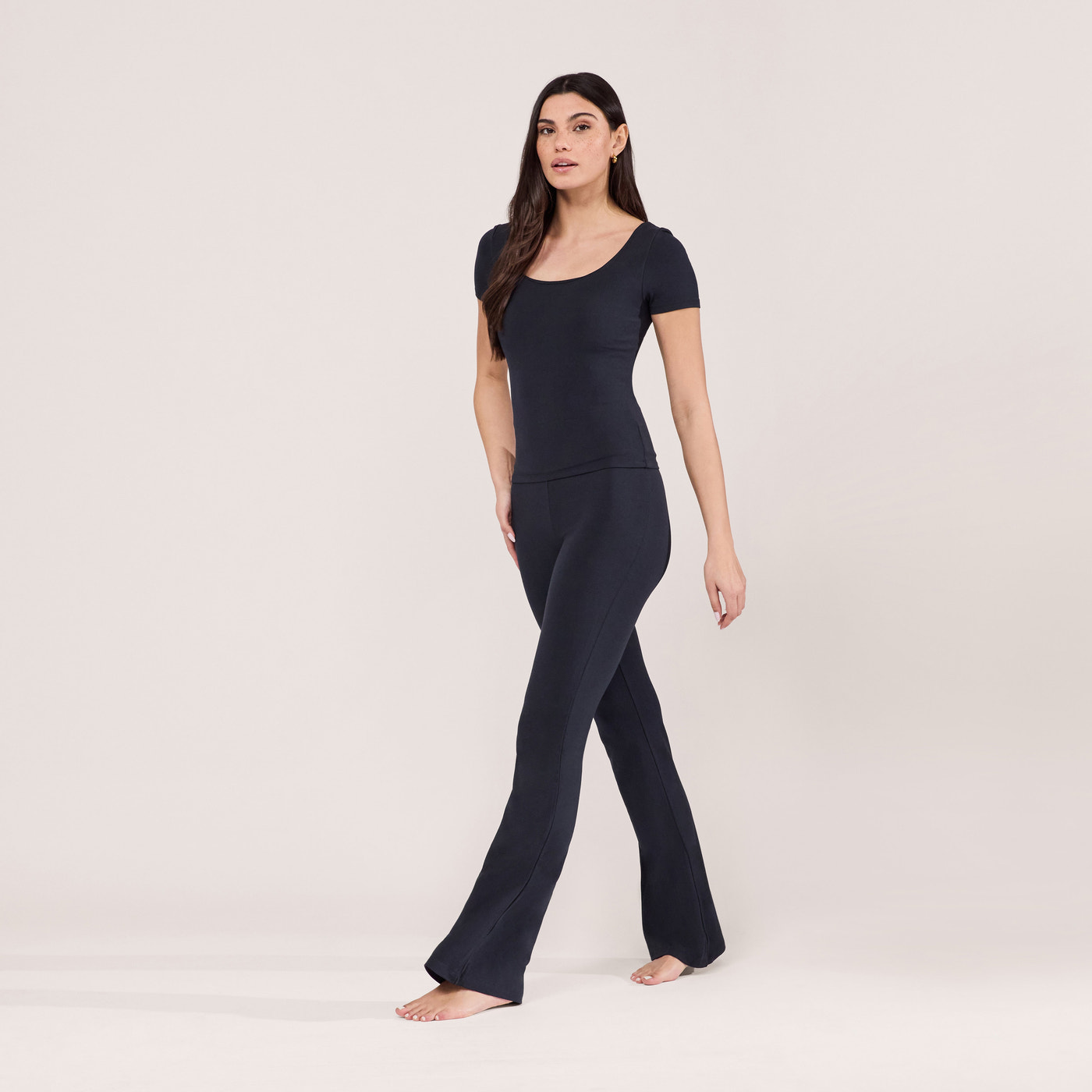 Lightweight Flare Leggings - Vintage Navy