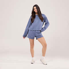 Ultimatives Alltags-Shorts-Set – Eisblau