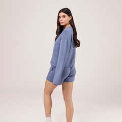 Ultimatives Alltags-Shorts-Set – Eisblau