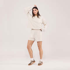 Ultimatives Alltags-Shorts-Set – Ecru