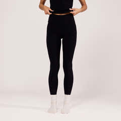 Leichte High-Waist-Leggings für den Alltag – Schwarz