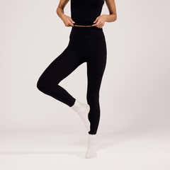Leichte High-Waist-Leggings für den Alltag – Schwarz