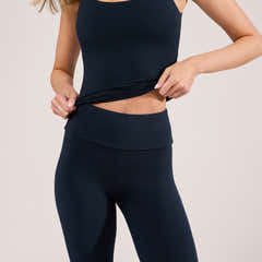 Leichte High-Waist-Leggings für jeden Tag – Vintage Navy