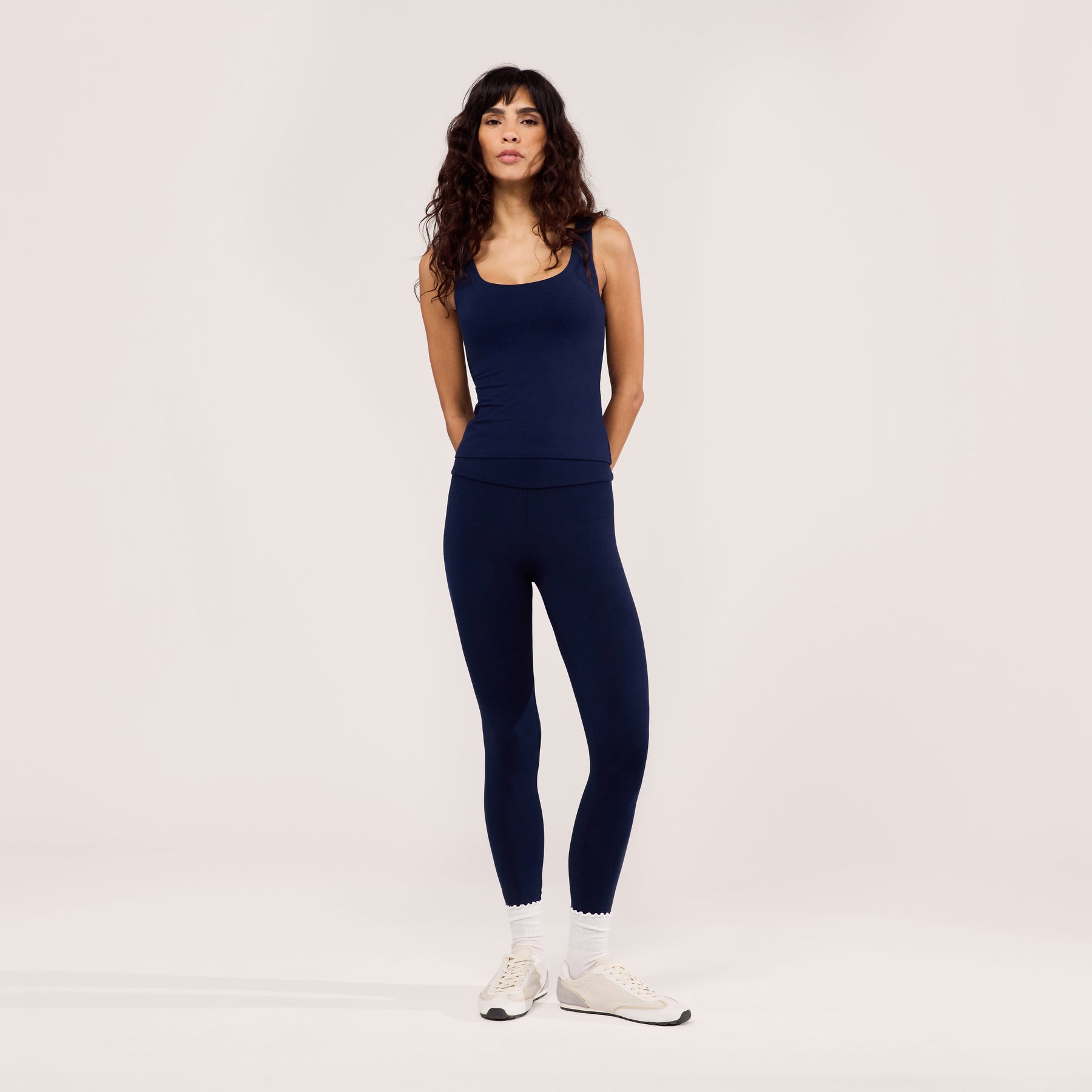 Alltägliche Leichte Leggings - Navy