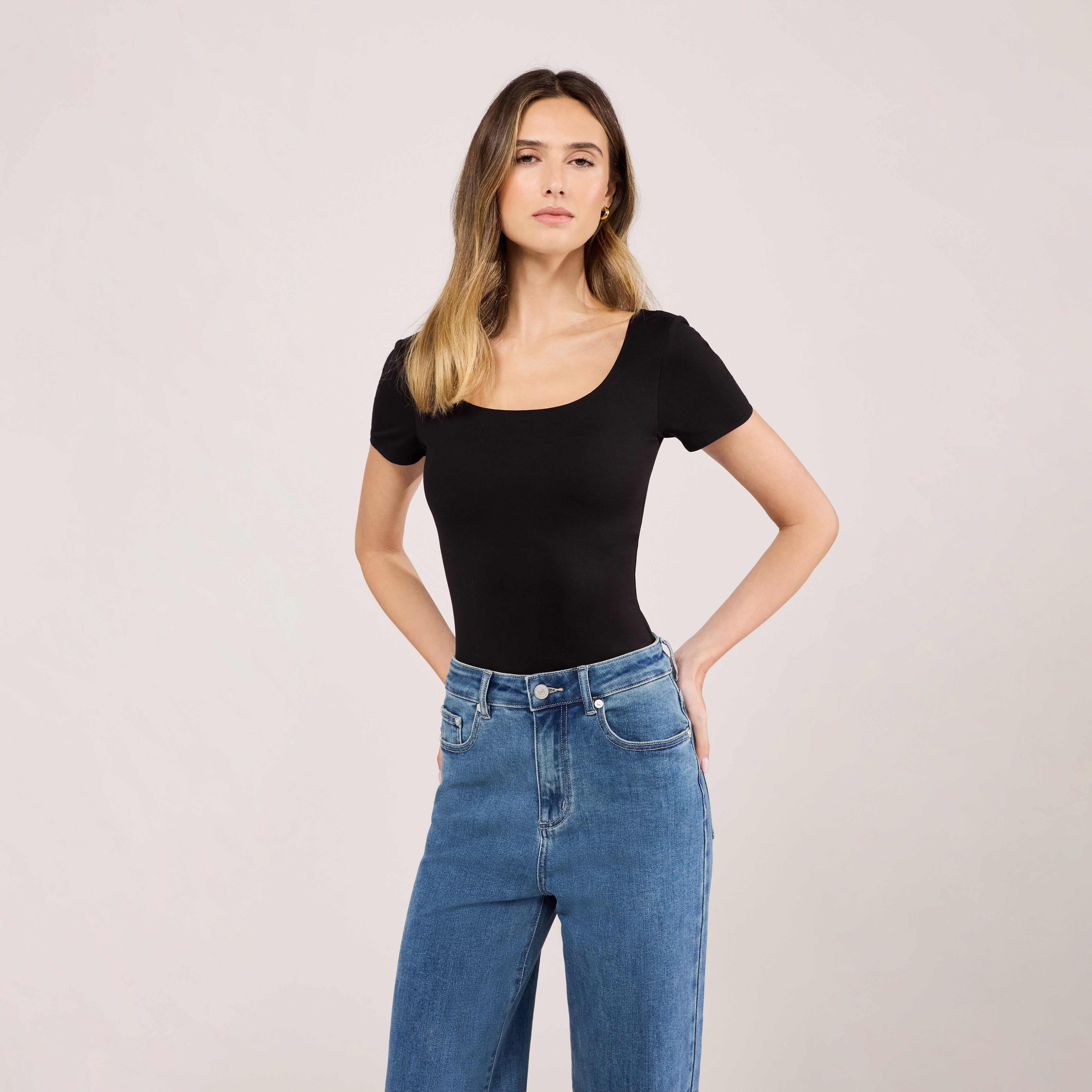Ultimativer Alltags-Body - Schwarz