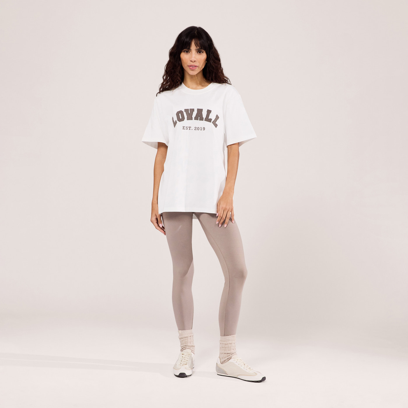 Alltägliche Leichte Leggings - Steingrau