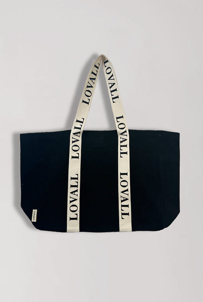 Lovall Tote Bag (Aus Recycling Material)  - Black/Ecru