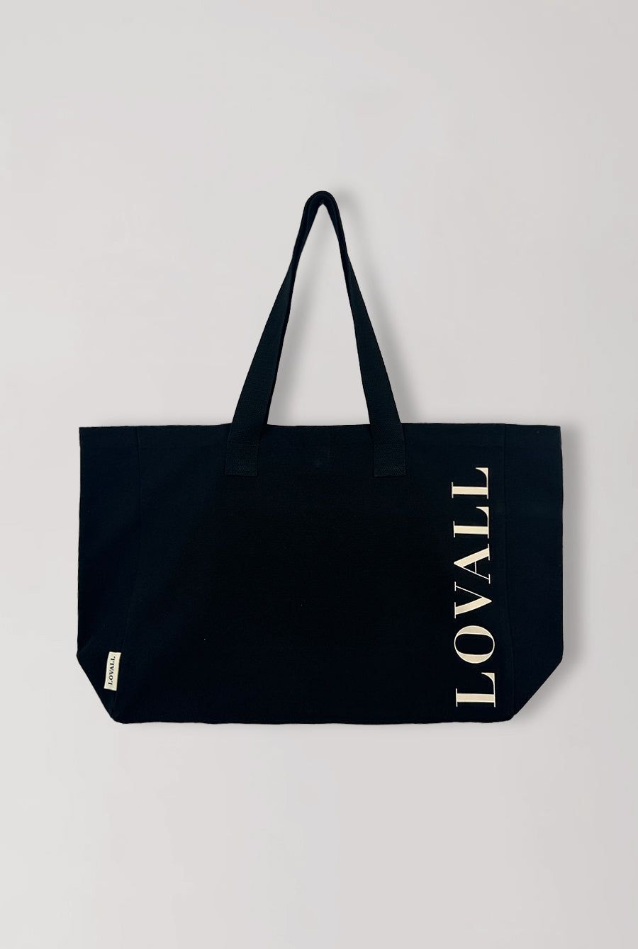 Lovall Recycelte Tragetasche – Schwarz