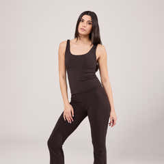 Leichtes Alltags-Tanktop – Black Coffee