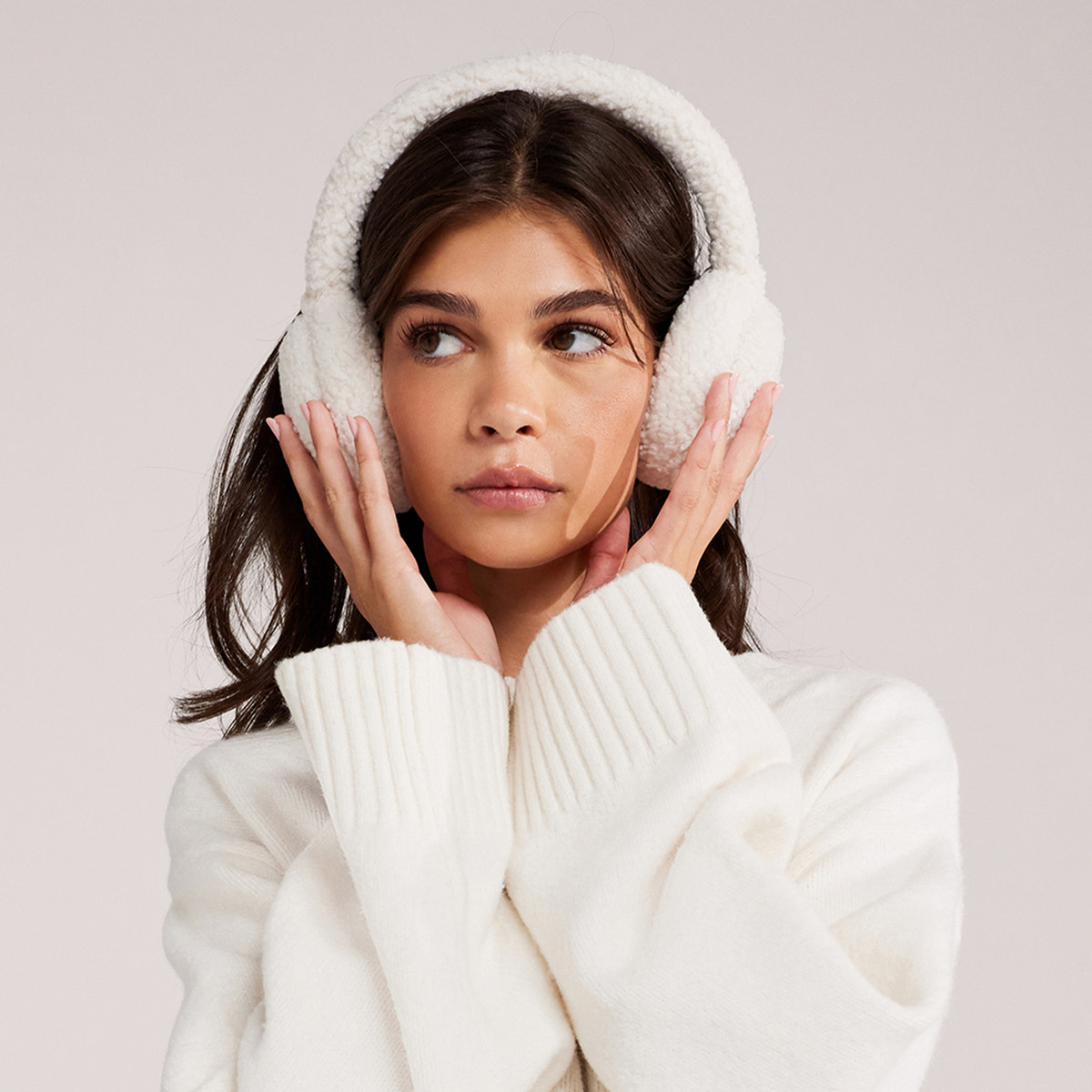 Varsity Strickpullover Oversized – Off-White
