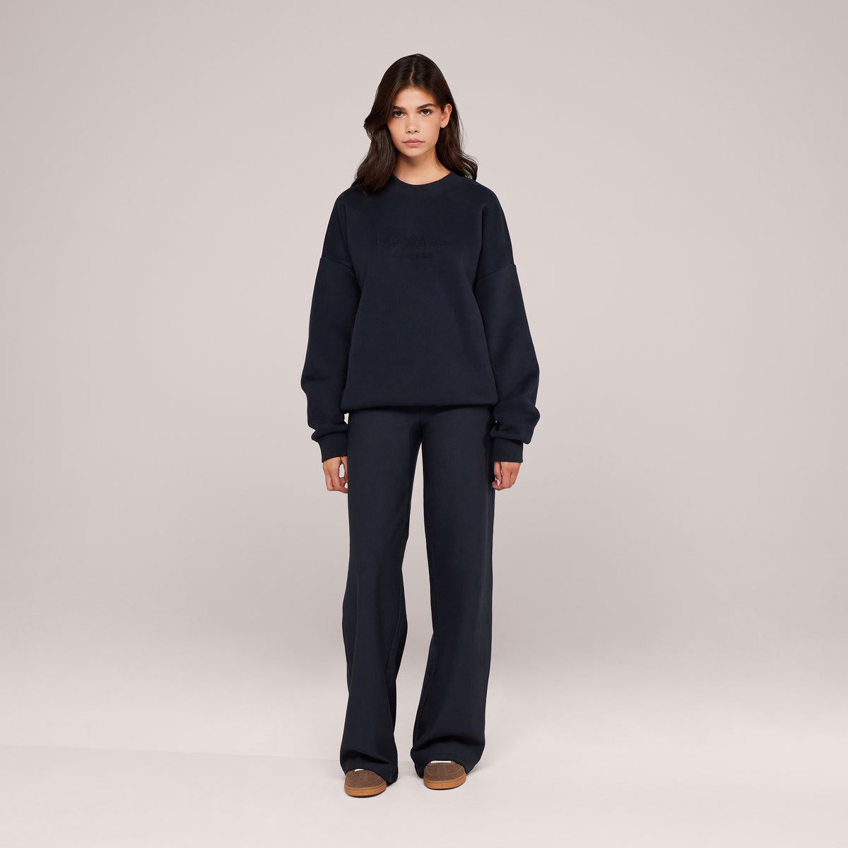 Winterhose mit weitem Bein – Black Coffee