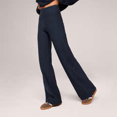 Winterhose mit weitem Bein – Black Coffee