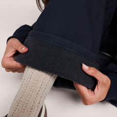 Winterhose mit weitem Bein – Black Coffee