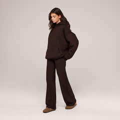 Winterhose mit weitem Bein – Black Coffee