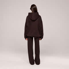 Winterhose mit weitem Bein – Black Coffee