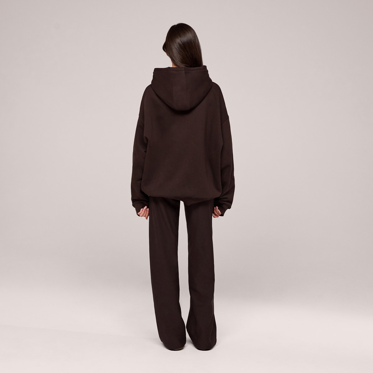 Winterhose mit weitem Bein – Black Coffee