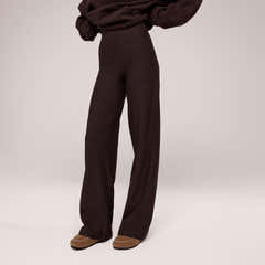 Winterhose mit weitem Bein – Black Coffee