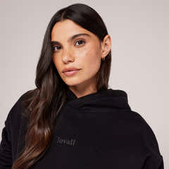 Schwerer Oversized Hoodie - Espressobraun